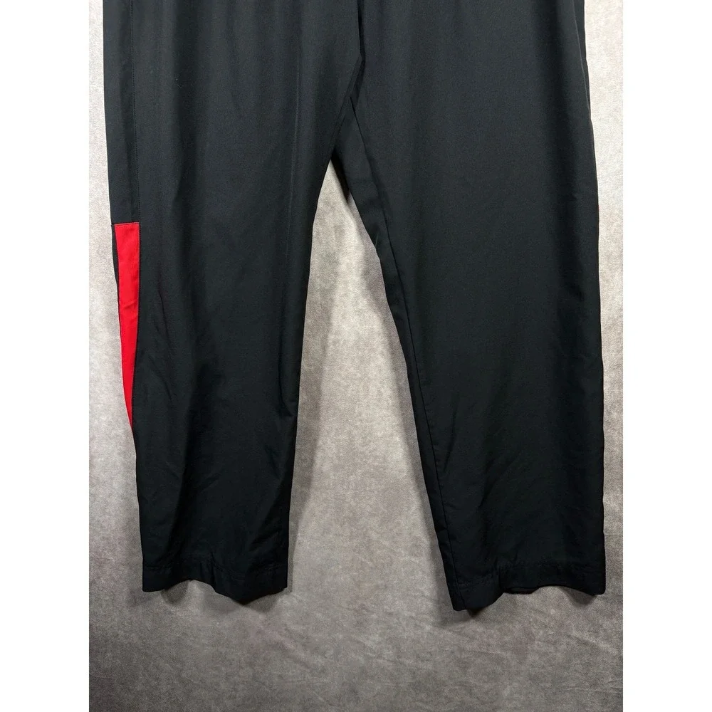 Nike Training Track Pants Mens Size XL Black Dri Fit Drawstring Active Gym